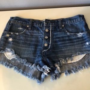 Abercrombie and Fitch jeans short.